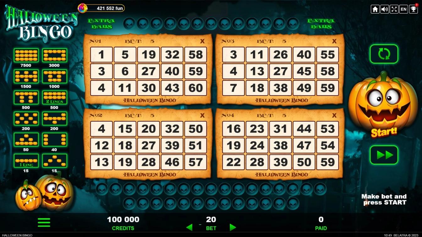 Halloween Bingo