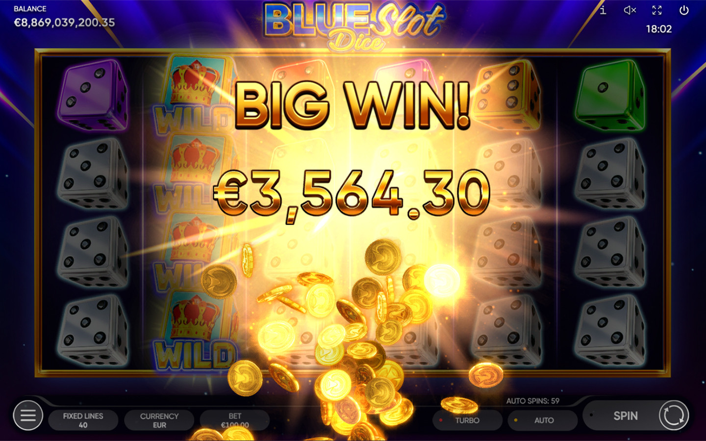 Blue Slot Dice