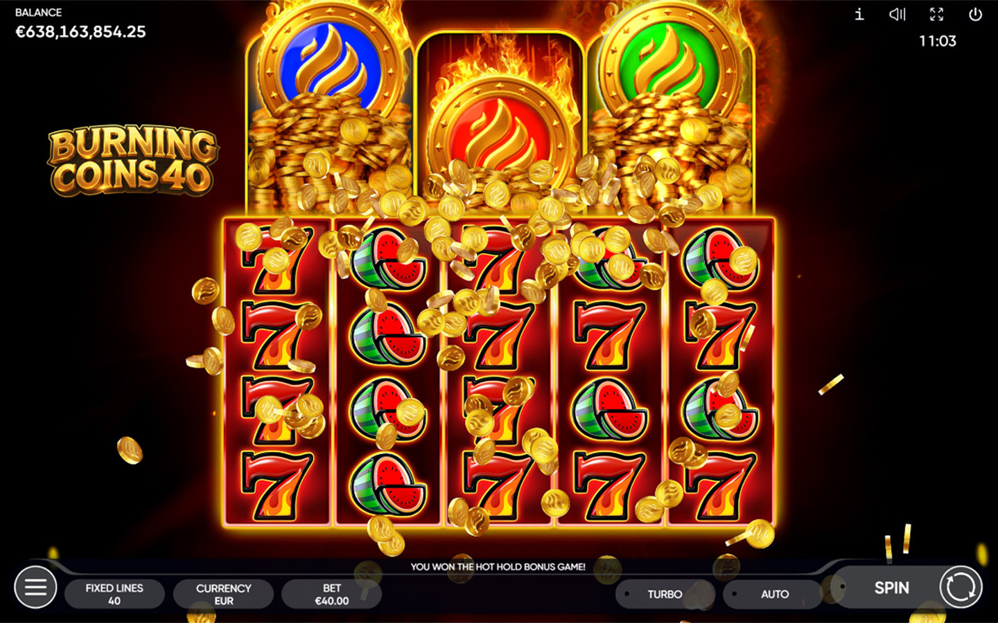 Burning Coins 40