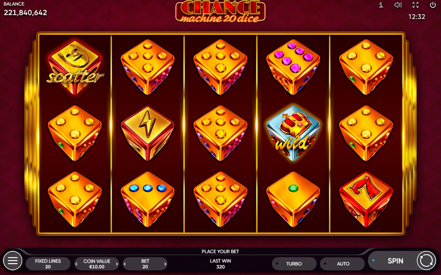 Chance Machine 20 Dice