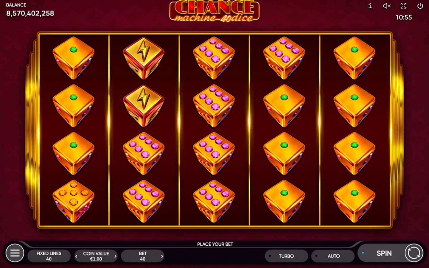 Chance Machine 40 Dice