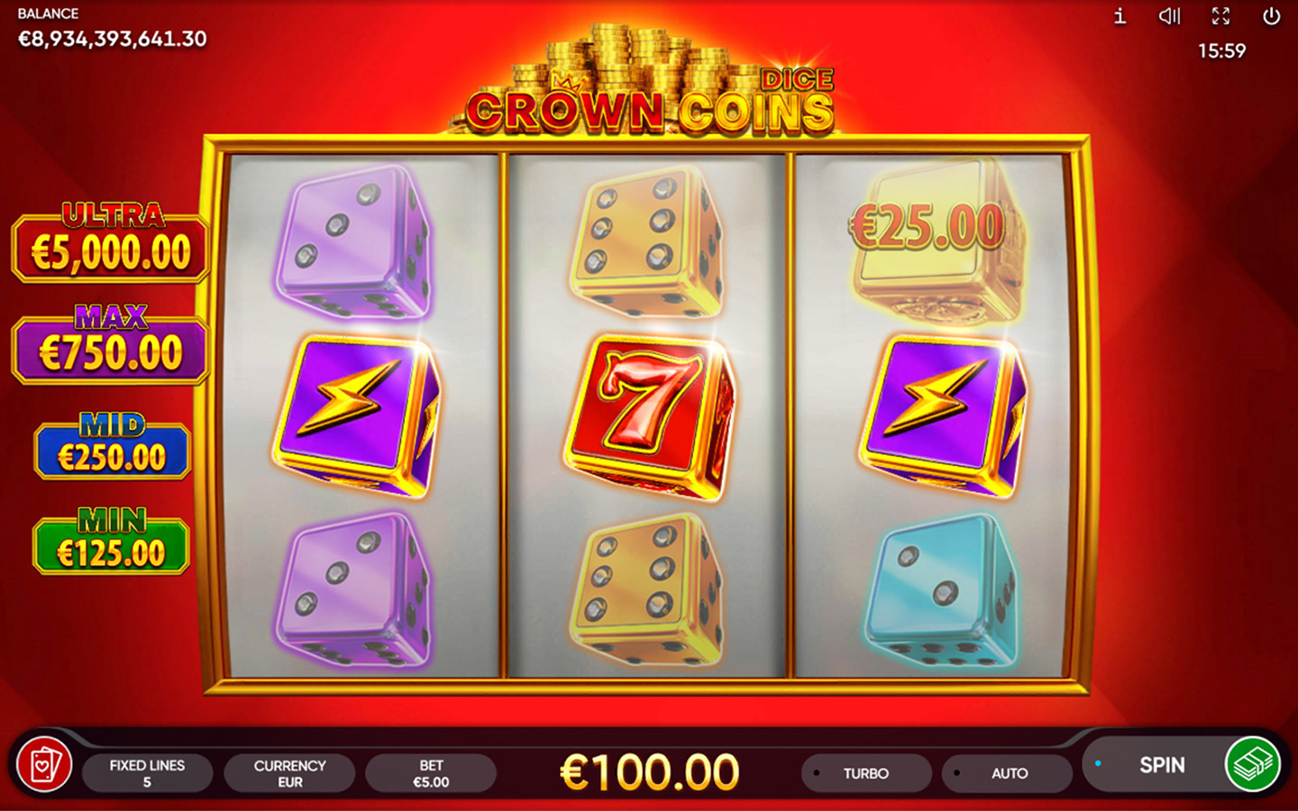 Crown Coins Dice