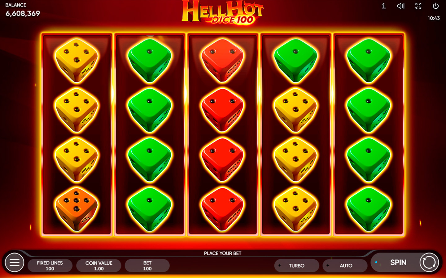 Hell Hot Dice 100