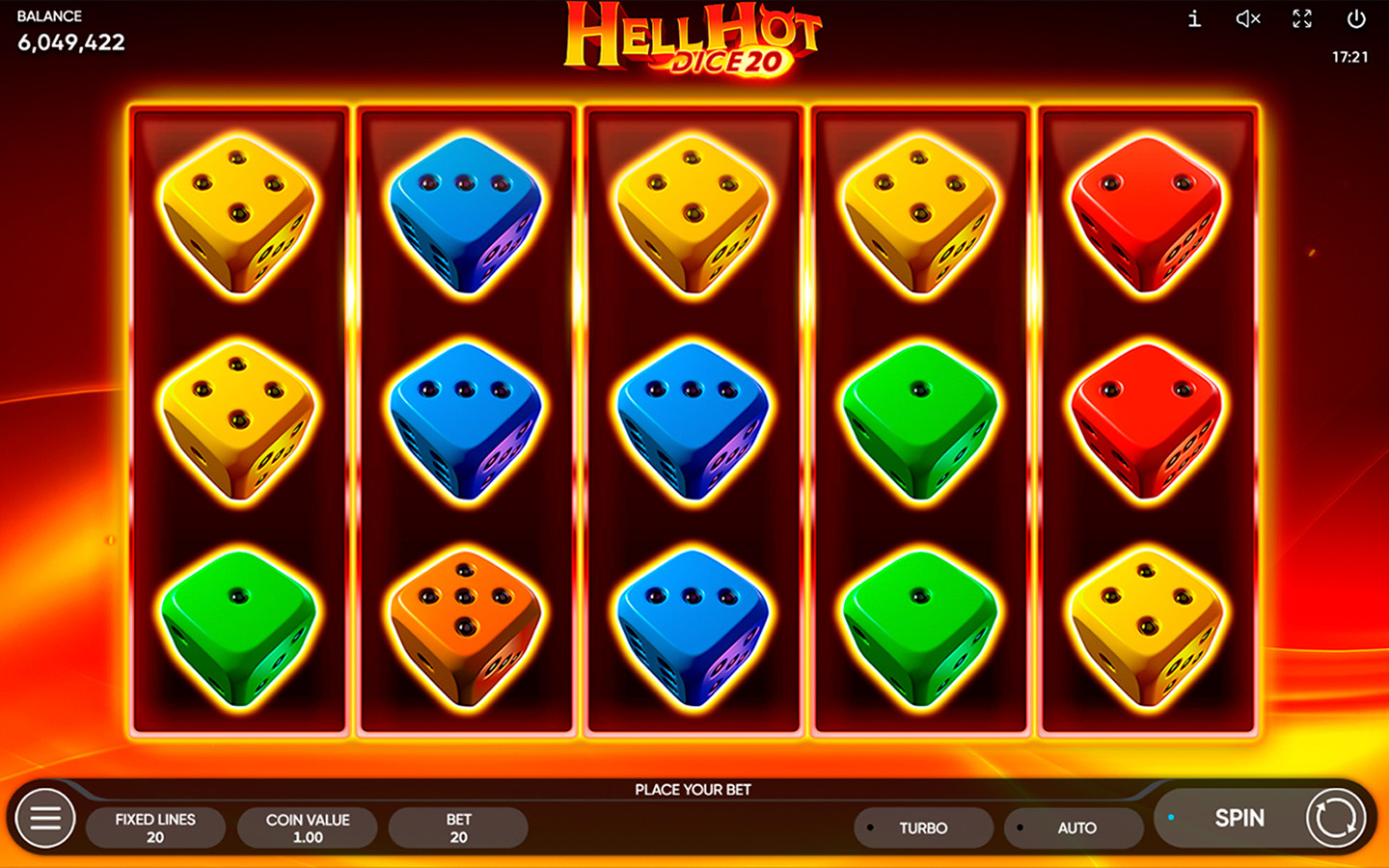 Hell Hot Dice 20