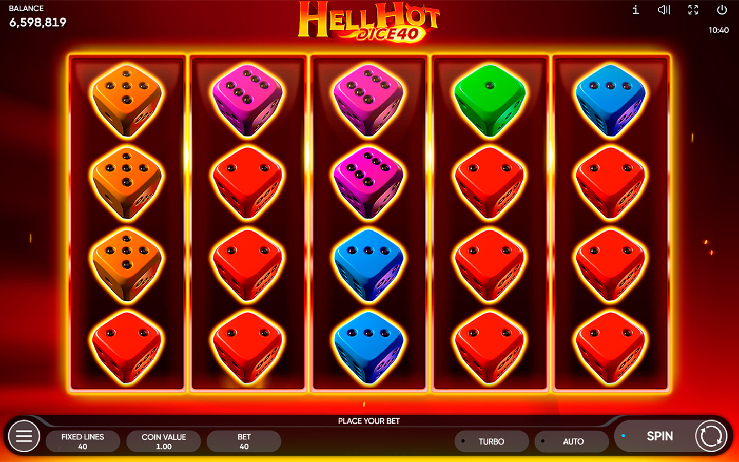 Hell Hot Dice 40