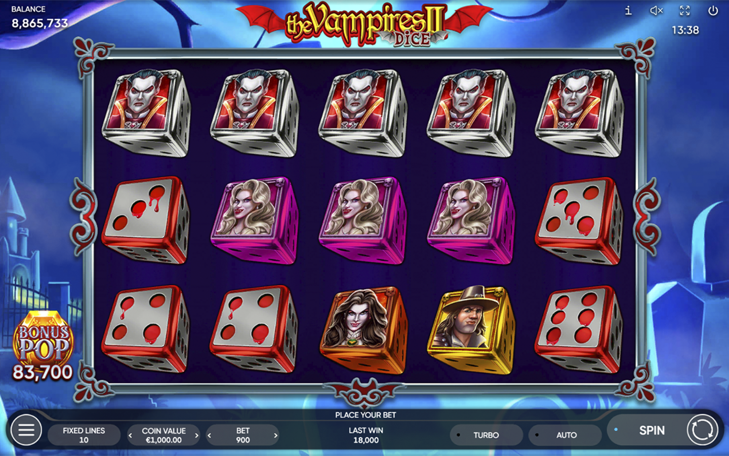 The Vampires II Dice